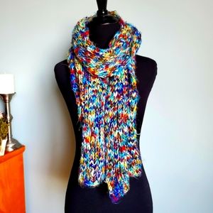Multicolor Knit Scarf